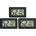 thumbnail image 1 of CHAO 3 piezas de termómetro Celsius portátil e indicador de higrómetro, adecuado para humidificadores de cocina de oficina, incubadoras y orugas, 1 of 5