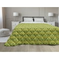 thumbnail image 1 of Romantic Down Alternative Comforter, Love Lettering and Tulip Bouquets Doodle Summer Garden Blossoms, Microfiber Quilt for All Season, 5 Sizes, Champagne and Multicolor, by Ambesonne, 1 of 3