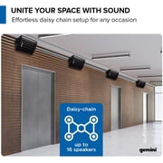 Gemini GHSIW525BTPRBLK Black 5 Outdoor Pair Speakers