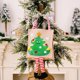thumbnail image 1 of xihome Bolsa grande reutilizable de tela para regalos de Navidad (43 x 15 x 3 cm). Ideal para guardar regalos navideños. Material: tela., 1 of 6