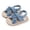 X1 Blue, variant on Baby Girls Sandals Summer Shoes Solid Bow Beach Shoes Outdoor First Walker Toddler Girls Shoes for Summer,Color:White,Size:9-12 Months