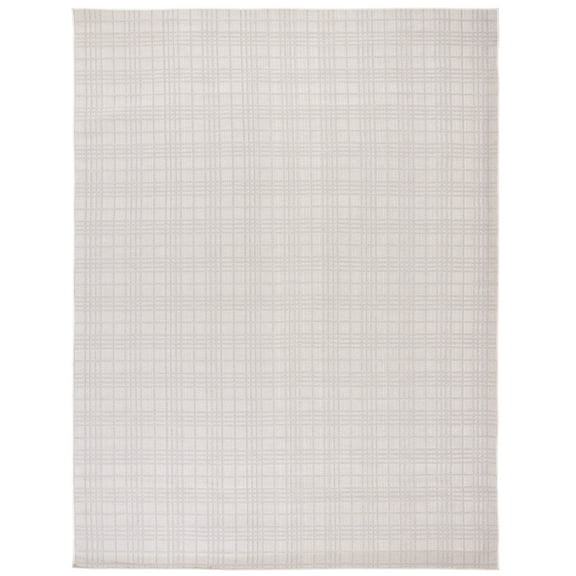 SAFAVIEH Martha Stewart Geometric Indoor/Outdoor Area Rug, Ivory, 9' x 12'