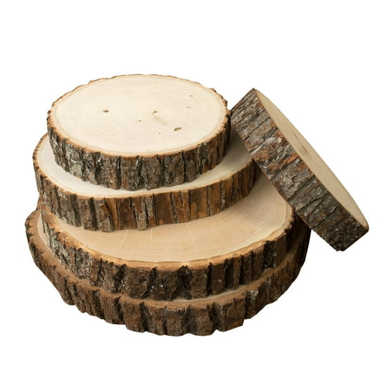 9 quot 14 quot round basswood tree slices natural wood slabs 5 christmas tree shop weekly ads