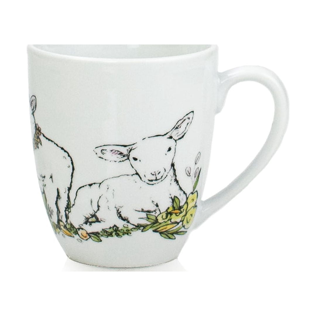 Everything Kitchens 12oz Mugs (Set of 4) | Barnyard Baby Animals