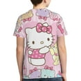 thumbnail image 2 of Hello Kitty T Shirts For Girls Boys, 3d Print Cartoon Graphics T Shirt, Youth Crewneck T-Shirt, Unisex Short Sleeve Top Tees Age 4-16 Years, 2 of 7