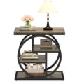 thumbnail image 2 of Fnova 4-Tier End Table, Modern Side Table with Metal Frame, Small Accent Table Nightstand with Open Shelves, Easy Assembly, for Living Room, Bedroom, Entryway, Small Space, 2 of 11