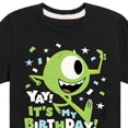 thumbnail image 3 of Disney Monsters Inc - Mike Yay It's My Birthday - Toddler & Youth Short Sleeve Graphic T-Shirt, 3 of 5