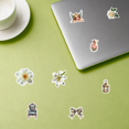 thumbnail image 2 of Vintage Stickers Stationery Stickers Floral Graffiti Decals for Notebooks Laptops Suitcases, 2 of 9
