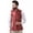 Maroon & Gold, variant on Sojanya (Since 1958) Men'S Silk Blend Peach & Gold Self Design Nehru Jacket, Size 40