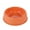Orange, variant on ZENMELE Pet Food And Water Bowl Dish For Dogs And Cats Wide No Tip Base Spills Large
