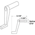 thumbnail image 2 of Diecast Window Handle with 1-3/4 in. Stem, 2 of 2