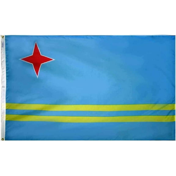 Aruba - 2'X3' Nylon Flag