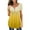 Yellow, variant on yoeyez Pleated Tunic Tops for Women Flowy Button Up Blouse Fashion Gradient Shirts Short Sleeve Summer Tee-Shirt Soft Clothes