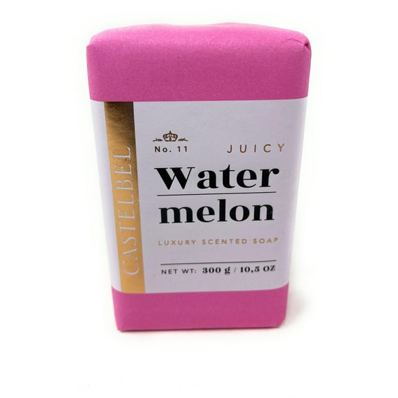 Castelbel Watermelon Luxury Fragranced Soap, No. 11 Juicy, 10.5 Ounces