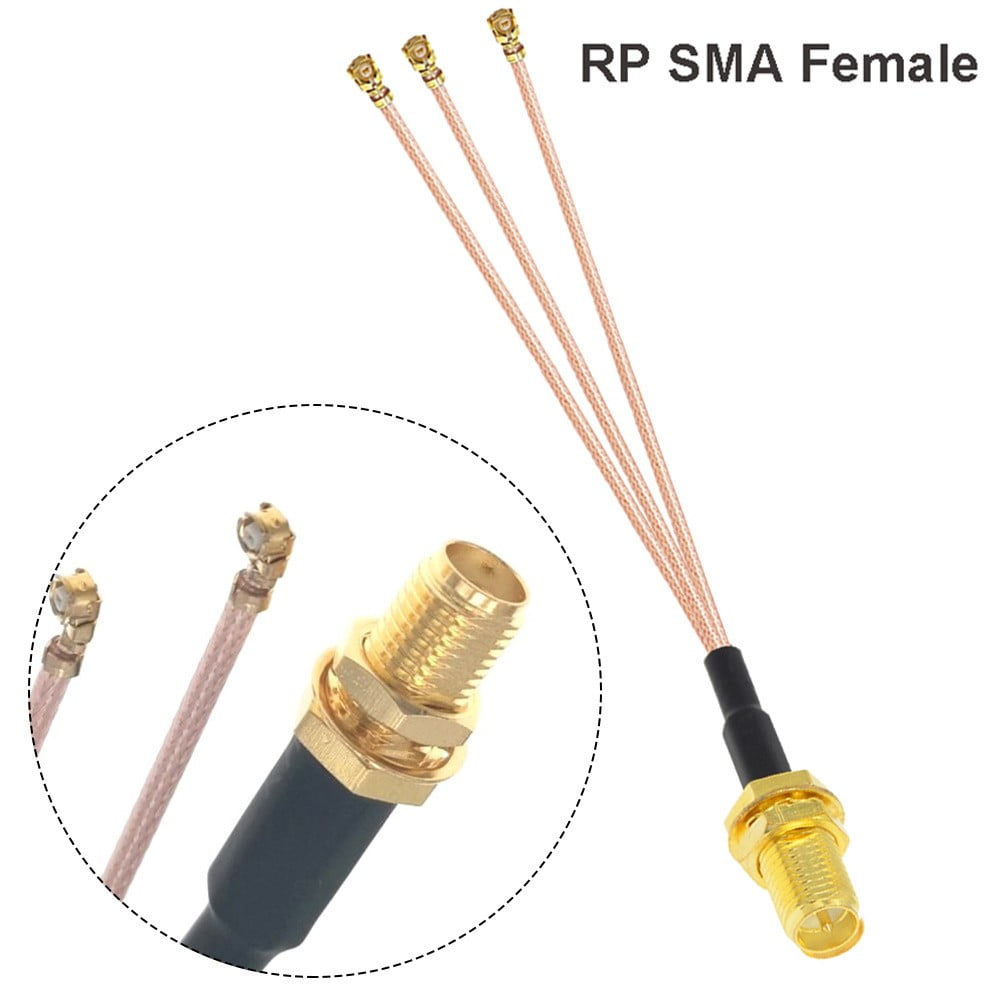 IPEX1 female to 1 x SMA female RG178 cable WIFI antenna extension