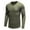 Army Green, variant on Fesfesfes Long Sleeve Shirt Men Solid Casual Pullover Long Sleeve V-neck Close To The Body Not Hooded Shirt Blouse Sale on Clearance