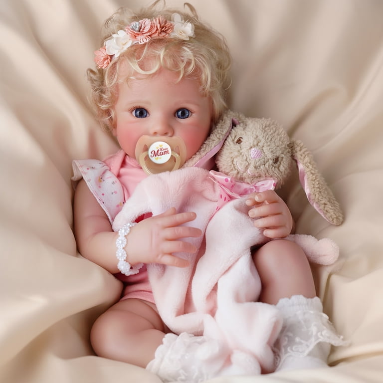 RSG 17" Lifelike Reborn Baby Doll, Full Body Cloth photo 7