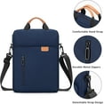 thumbnail image 4 of baomifa-JOOEER Vertical Laptop Case for 13-13.3 Inch MacBook 13 Inch iPad Pro M4 Air M2 M3 12.9 Inch iPad Pro, Waterproof Protective Lightweight Laptop Computer Cover Bag, Navy Blue, 4 of 4
