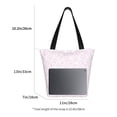 thumbnail image 3 of Pofeuu Cat Paw Print Women Fashion Shoulder Handbags Top Handle Satchel Bags Tote Shoulder Shopping Bag Stylish Canvas Tote Bag, 3 of 6