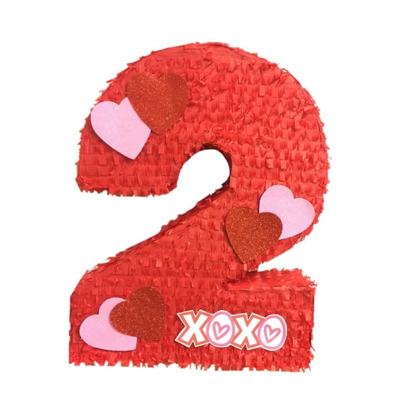 20'' Tall Number Two Valentine Theme