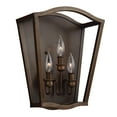 thumbnail image 2 of Feiss WB1757PAGB Yarmouth 3-Light Sconce in Painted Aged Brass, 2 of 2