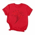 thumbnail image 5 of BLVB Valentines Shirts for Women Cute Love Heart Shirt Valentine T Shirt Red Short Sleeve Crewneck Casual Hearts Tops, 5 of 5
