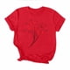 thumbnail image 5 of Xuyuer Valentines Shirts for Women Love Heart Tshirt Cute Graphic Tee Tops Women's Printed Round Neck Short Sleeved Casual T-shirt Short Sleeved Top Short Sleeve Valentines, 5 of 5