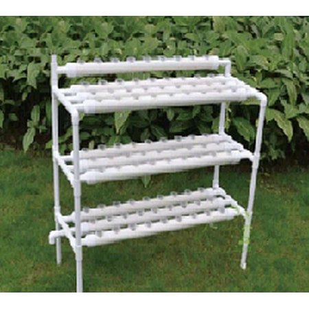 INTBUYING White Pipe Hydroponic Site Grow Kit 90 Flow Deep Water Culture Garden Vegetable Tool