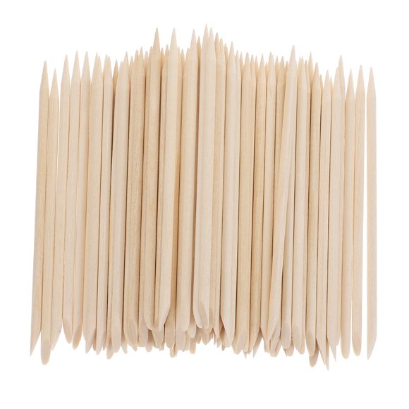 300pcs Wooden Nail cleaning Sticks Cuticle Remover Sticks Nail Art Supplies