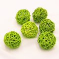 thumbnail image 2 of 12 Pieces Wicker Rattan Balls Decorative Orbs Vase Fillers for Craft, Party, Wedding Decoration, Aromatherapy Accessories, Garden Decoration, 2 of 8