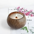 thumbnail image 4 of PENGXIANG Bowls Handmade Storage Bowl Burr Free Multi-purpose Natural Coconut Shell Candle Holder Bowl Home Decor, 4 of 4