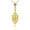 Yellow, variant on Solid Gold 3D Saint Michael Sword & Shield Cross (10K Rose Gold, Pendant with 16" chain)