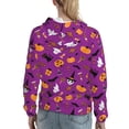 thumbnail image 7 of Salouo Halloween2 Pattern Hoodie Sweatshirts for Women, Autumn Pullover Hoodie Workout Sweat Women's Long Sleeve Preppy Sweatshirts-Medium, 7 of 7