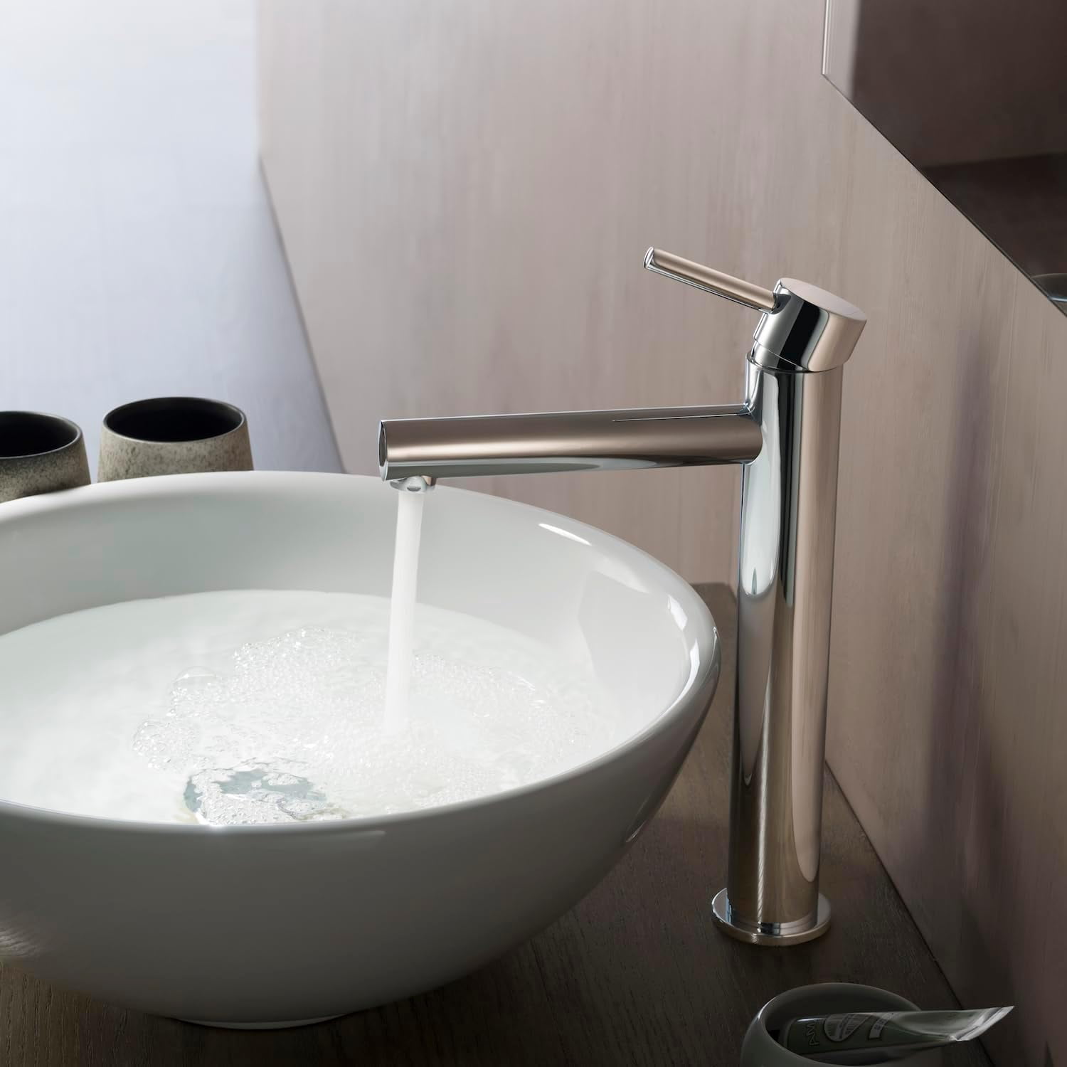 Blossom Brass Chrome Single Hole Bathroom Faucet
