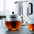thumbnail image 3 of Bodum 1801-16 Assam Tea Press, Permanent Filter, Glass Handle, 1.0 L/34 oz - Black/Transparent, 3 of 7