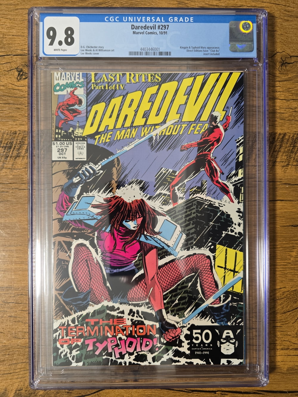 Cover of Daredevil #297