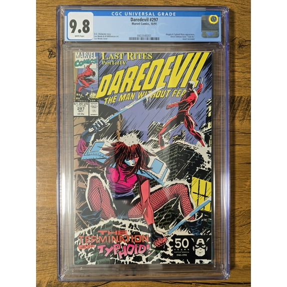 Daredevil #297 - CGC 9.8 Comic Book