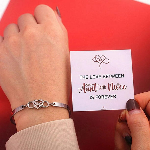 Love between aunt and niece bracelet clearance