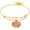 Gold, variant on Words are Powerful Bangle Bracelet