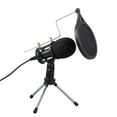 thumbnail image 6 of Tomshoo Wired Condenser Microphone Audio 3.5mm Studio Mic Vocal Recording KTV Karaoke Mic with Stand for PC Phone, 6 of 7