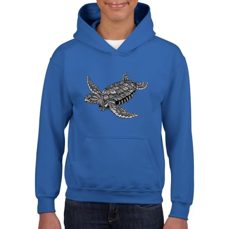 IWPF - Big Boys Hoodies and Sweatshirts - Sea Turtle Hawaii