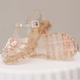 thumbnail image 6 of WEIGFI Toddler Baby Girls Sandals Butterfly Breathable Jelly Soft Sole Fashion Summer Open Toe Adjustable Strap Kawaii Beach Shoes,Gold,4.5-5 Years, 6 of 9