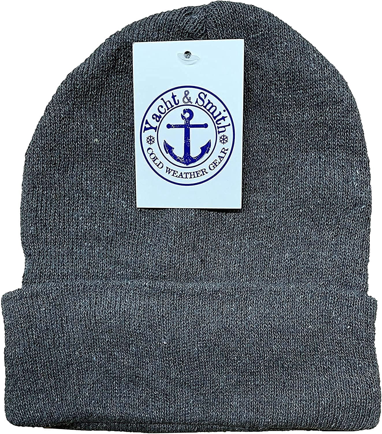 60 Pack of Yacht & Smith Wholesale Beanies, Bulk Thermal Winter Hat for Kids