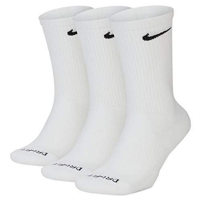 nike dri fit low cut socks white