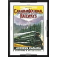 thumbnail image 5 of Art.com Canadian National Railways Poster Showing a Steam Engine Train in Canada Photographic Print, Black Frame Wall Art, 17" x 23", 5 of 5