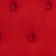thumbnail image 7 of Emma + Oliver Arched Button Tufted Upholstered Full Size Headboard in Red Fabric, 7 of 7