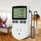 thumbnail image 1 of Control de Temperatura Del Termostato con Enchufe 1800W 15A/120V Termostato Digital con Salida de Temporizador, Control de Calefacción y Enfriamiento, Enchufe Inteligente para el Hogar, Invernadero, 1 of 1