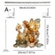 thumbnail image 3 of Uuiauoio 2D Acrylic Christmas Ornaments Set with Festive Designs, Hanging Pendants for Tree and Window Decor, Holiday Home ,Christmas Tree Ornament, Car Rearview Mirror Charm, 3 of 6
