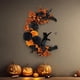 thumbnail image 5 of 2024 Nueva corona de Halloween, coronas de gato negro de luna de Halloween con luces, decoración del hogar para colgar, corona de gato negro de luna de flores, decoración de pared de fiesta para el ho, 5 of 7