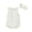 White, variant on Bagilaanoe Newborn Baby Girl Rompers Sleeveless Bodysuits + Headband 3M 6M 12M 18M Infant Summer One Piece Jumpsuit